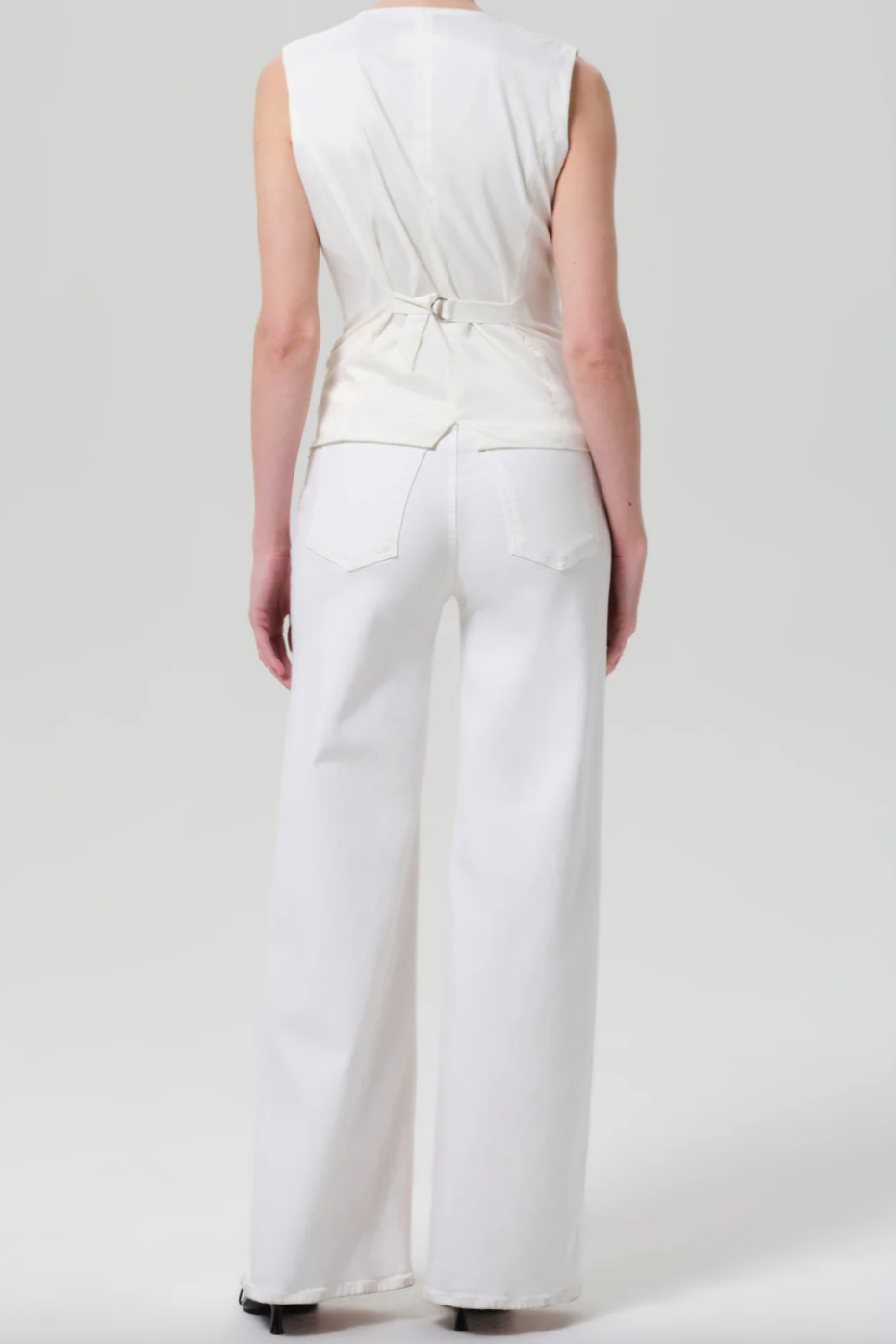 Lyra Long Wide Leg - Soft White