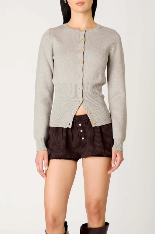 Sophia Cardigan - Heather Grey