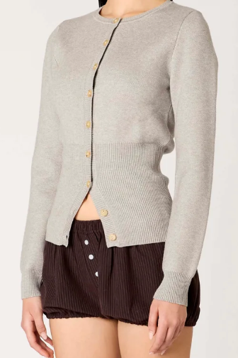 Sophia Cardigan - Heather Grey