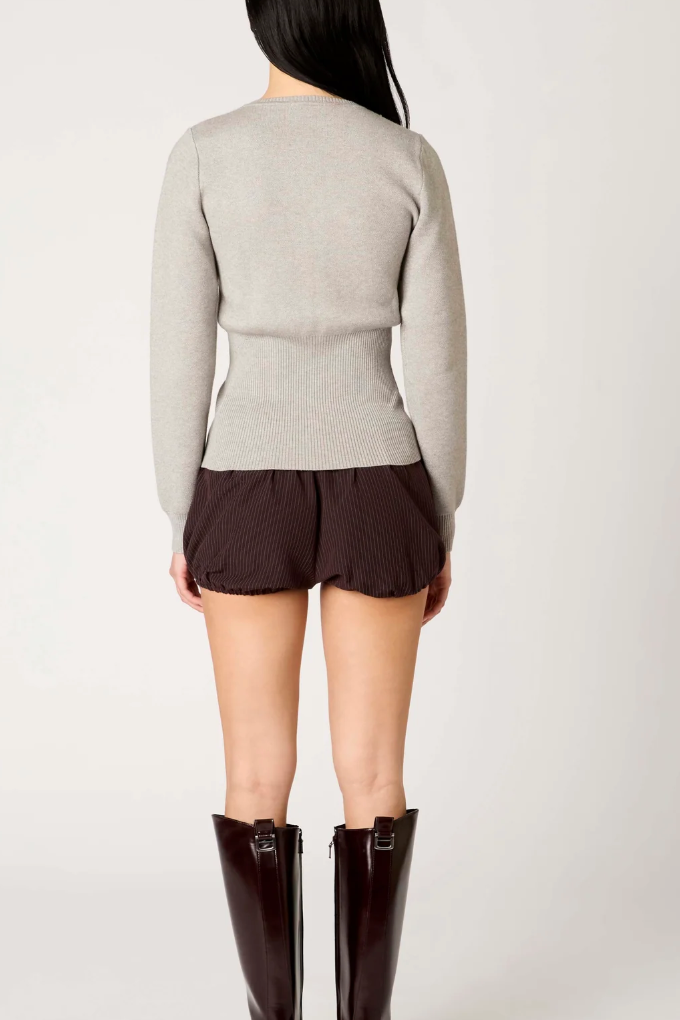 Sophia Cardigan - Heather Grey