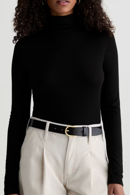 Chels Turtleneck - Super Black