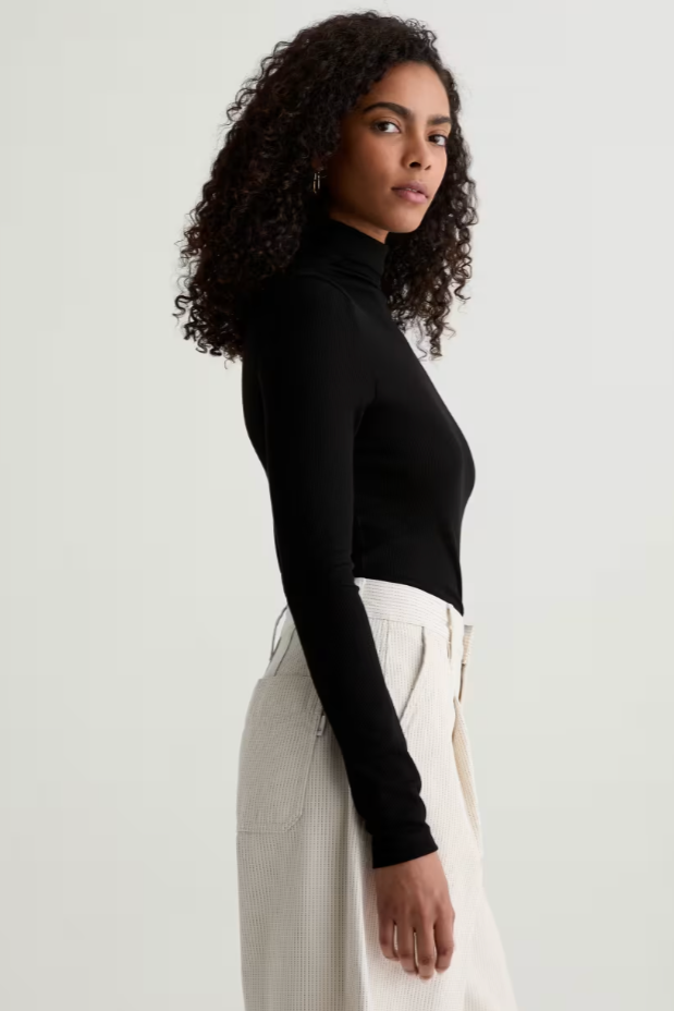 Chels Turtleneck - Super Black