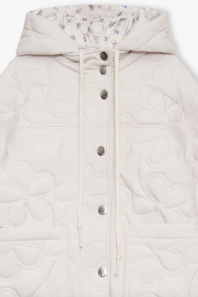 Isabel Quilted Jacket- Cream