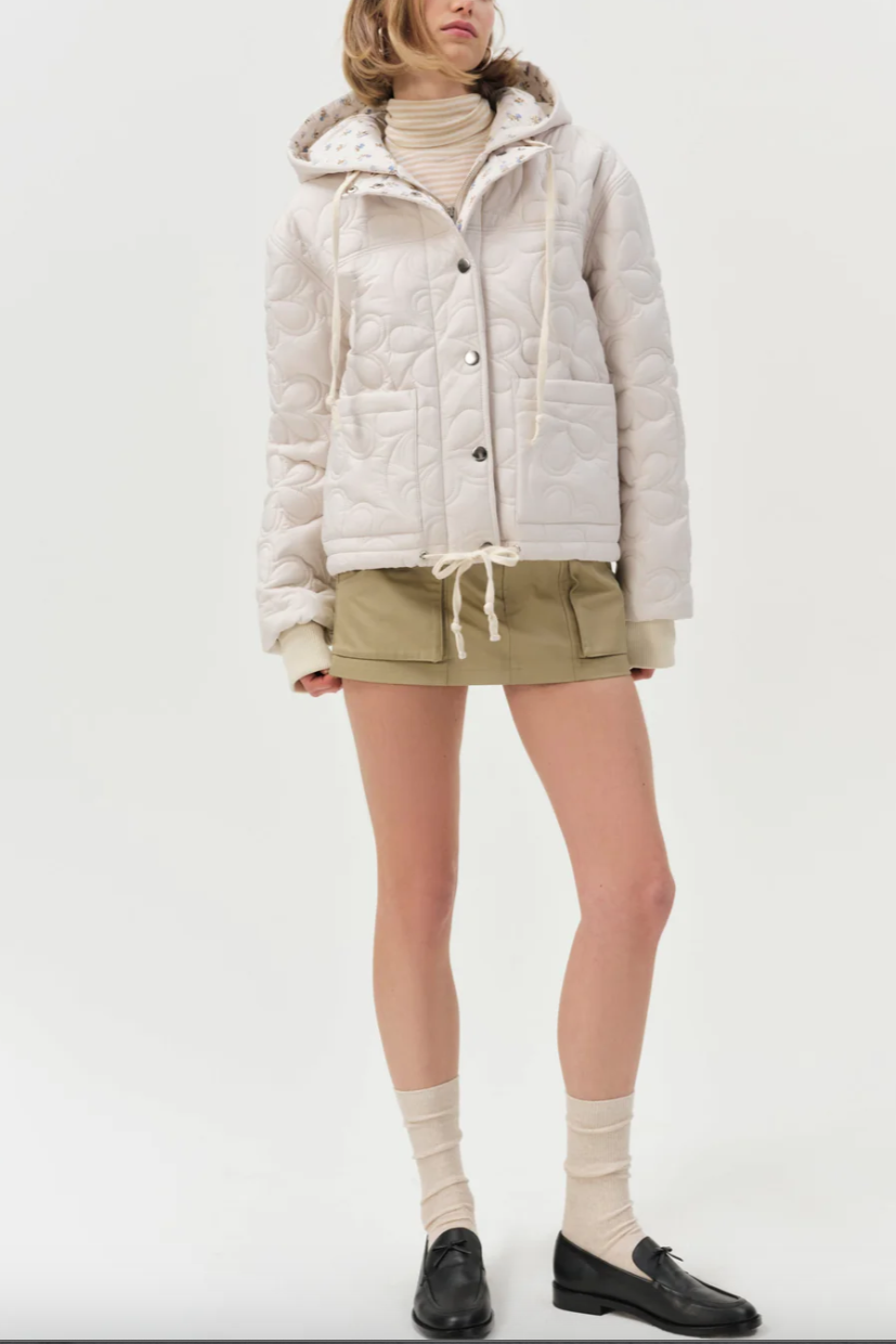 Isabel Quilted Jacket- Cream