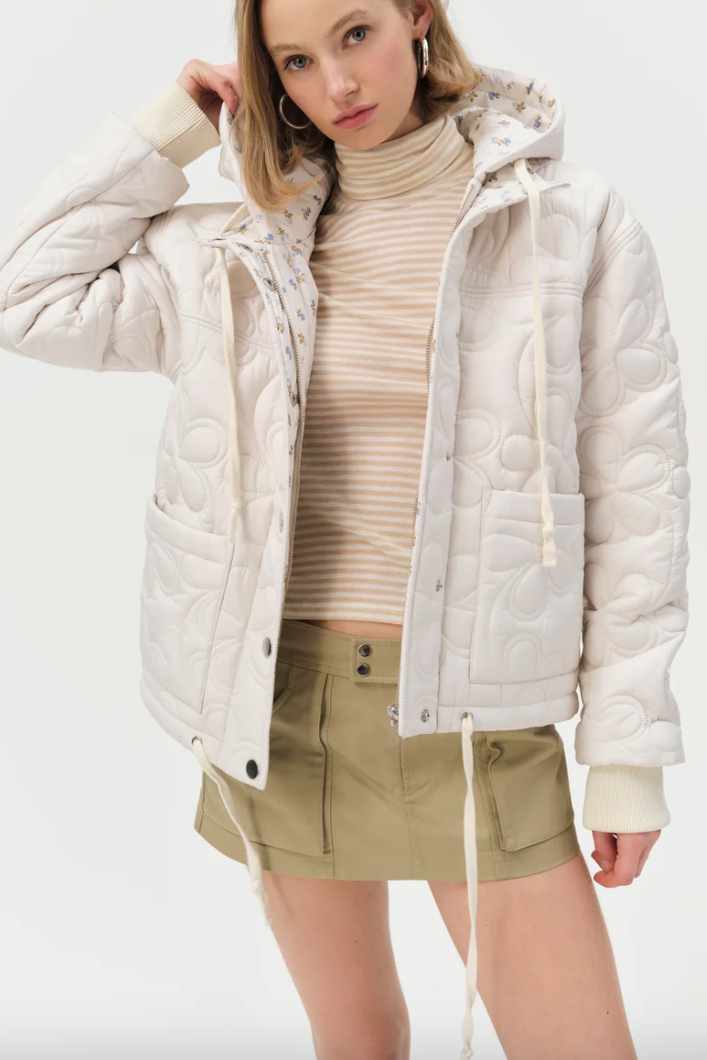 Isabel Quilted Jacket- Cream