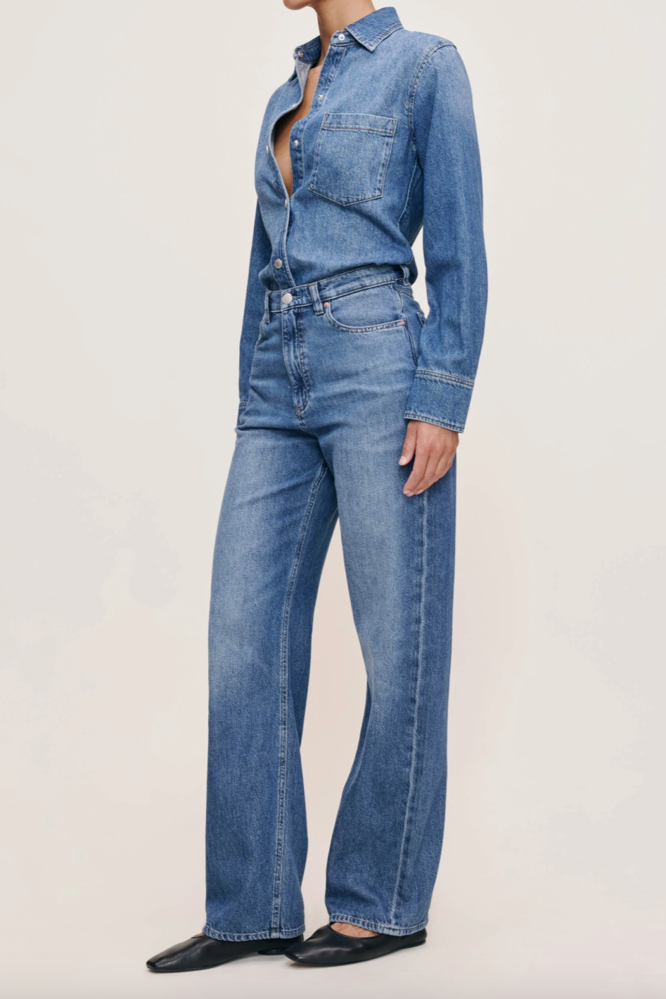 Karmine Refined Wide Leg in- Lapis