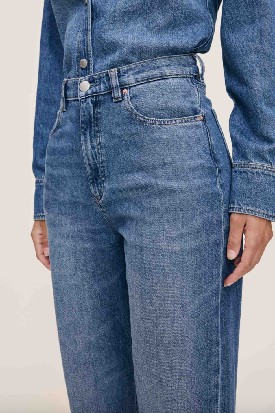 Karmine Refined Wide Leg in- Lapis