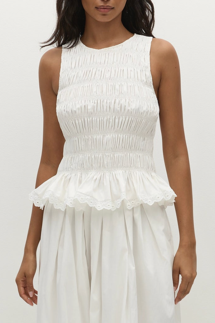 Thea Top - White