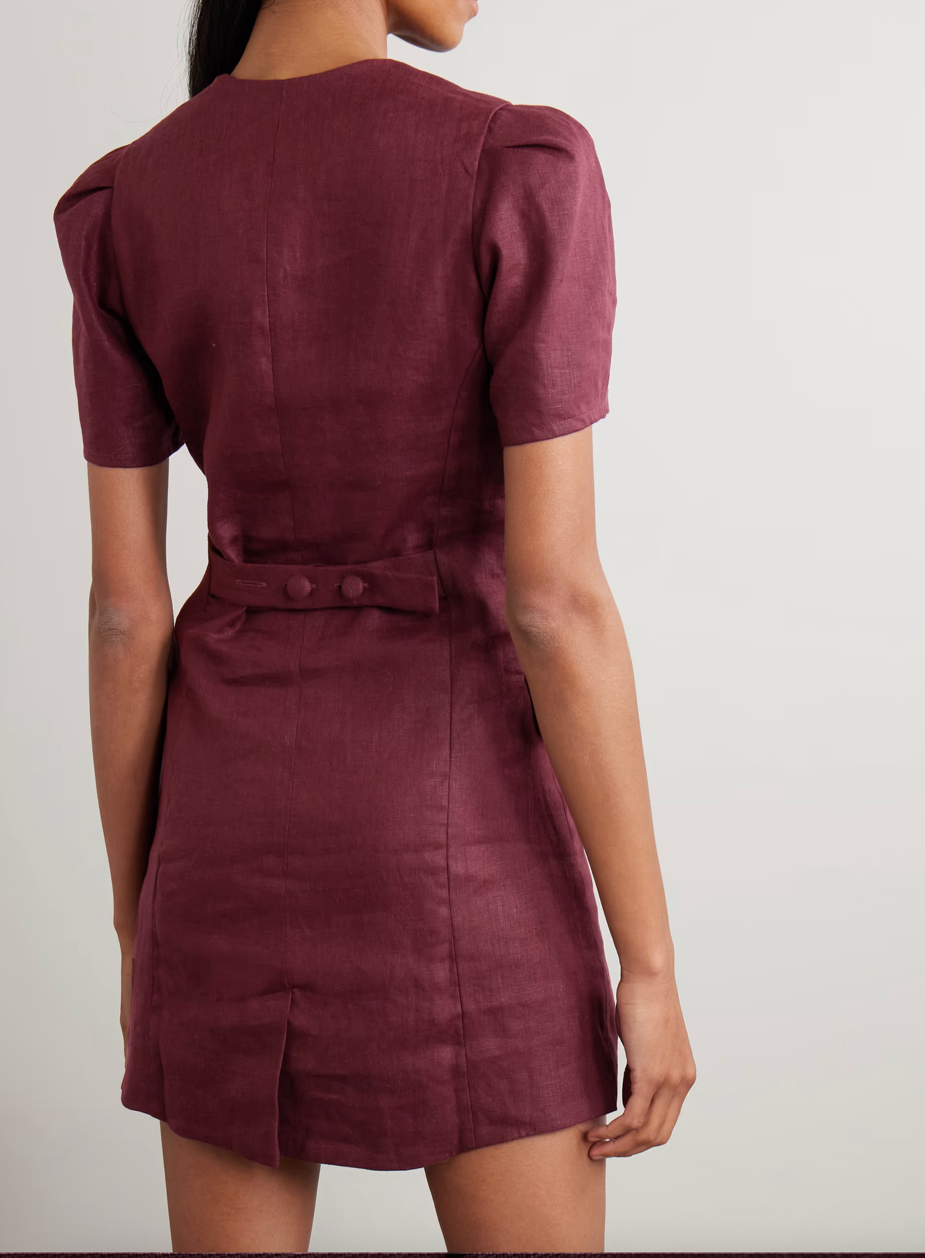 Emma Mini Dress - Bordeaux