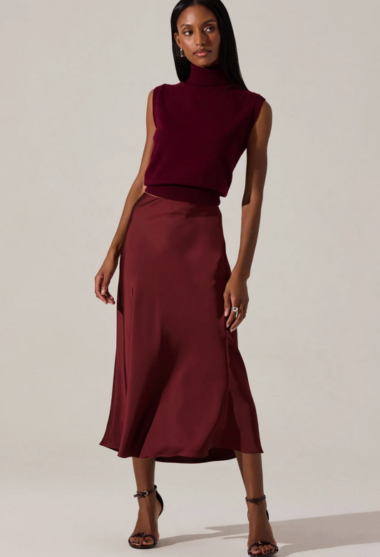 Windey Skirt - Wine