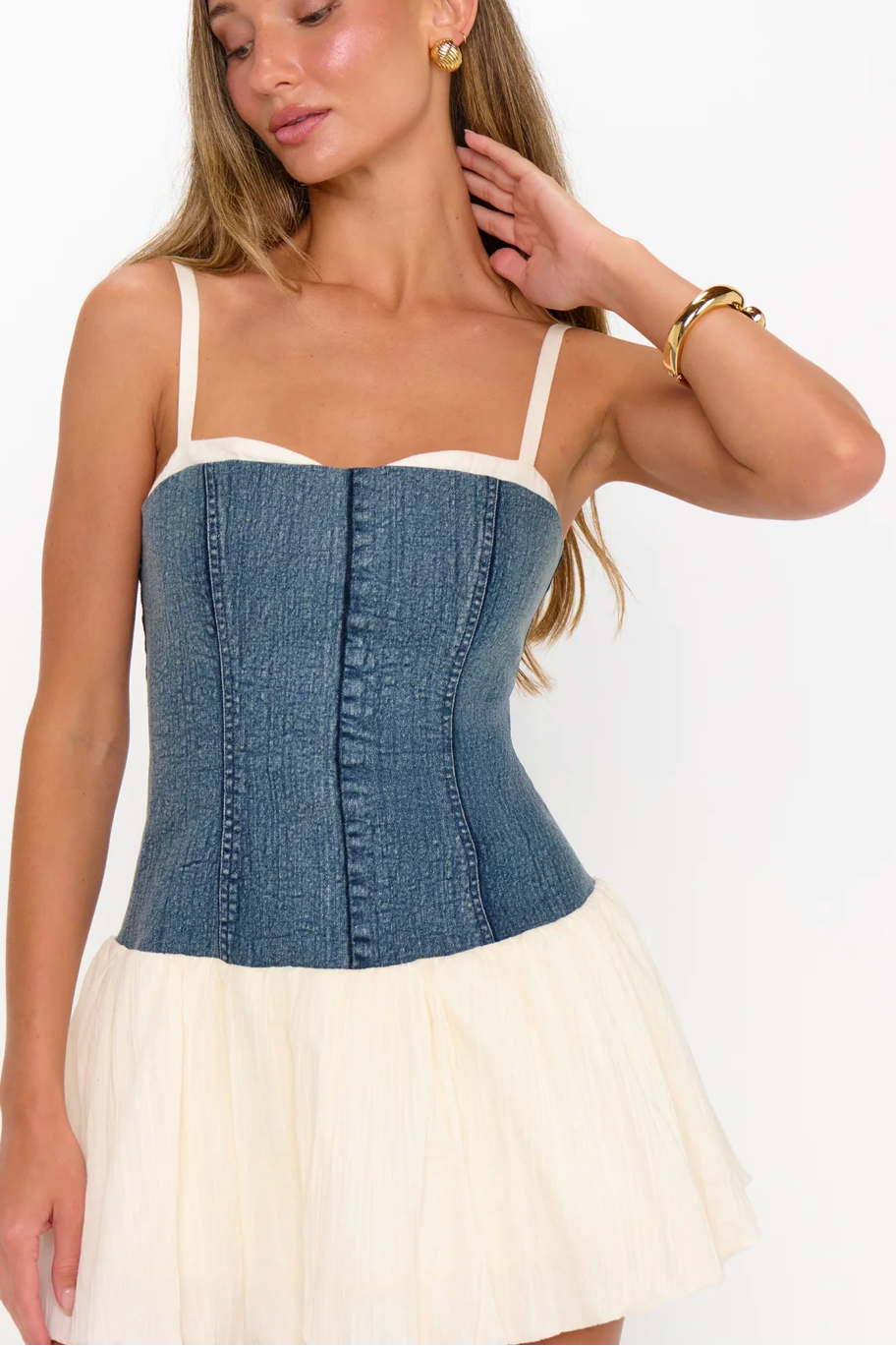 Tiffany Skort Dress - Denim