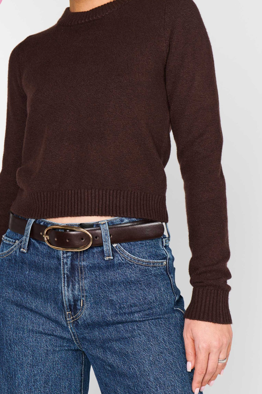 Tuck In Sweater - Mocha