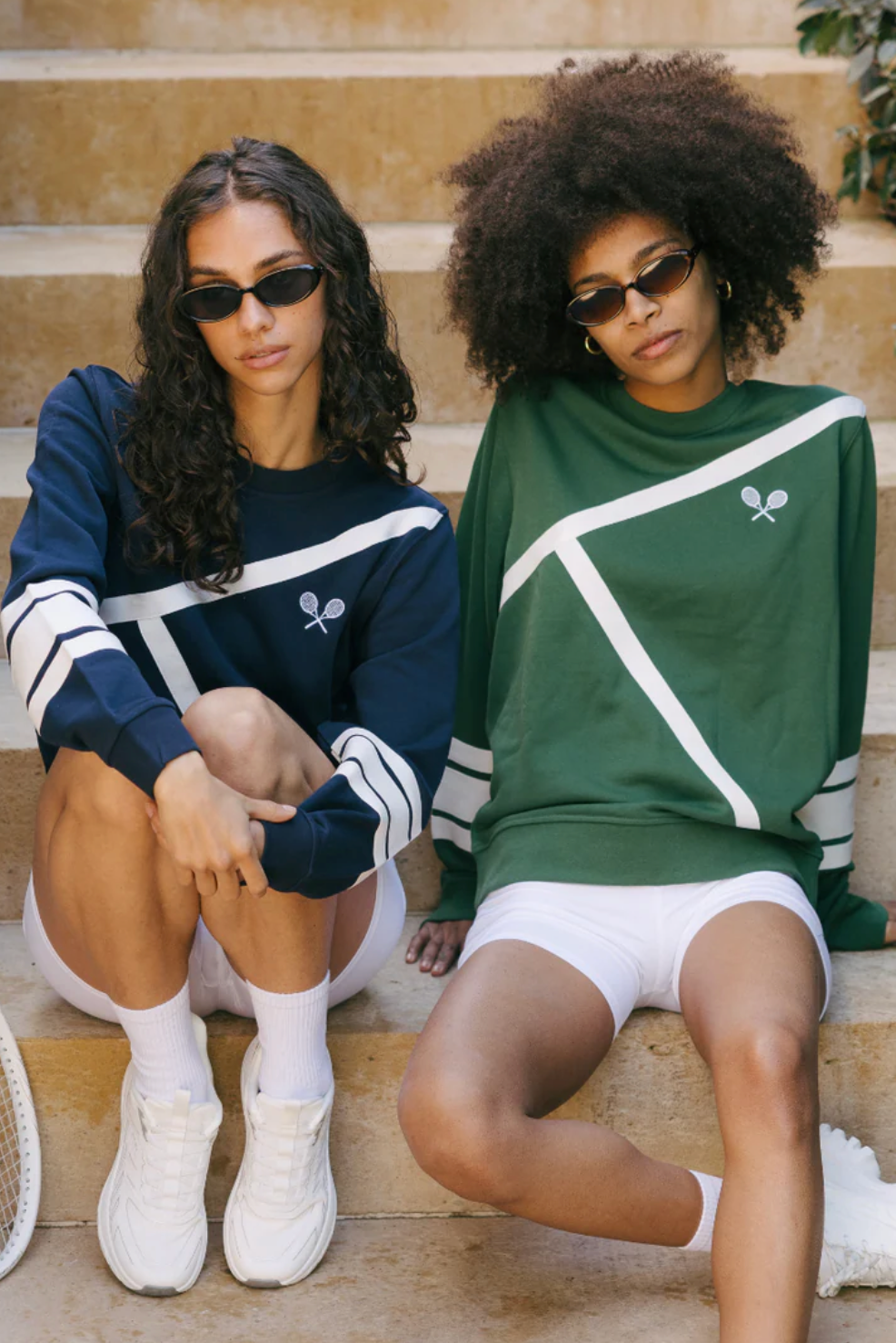 Tennis Lines - Navy