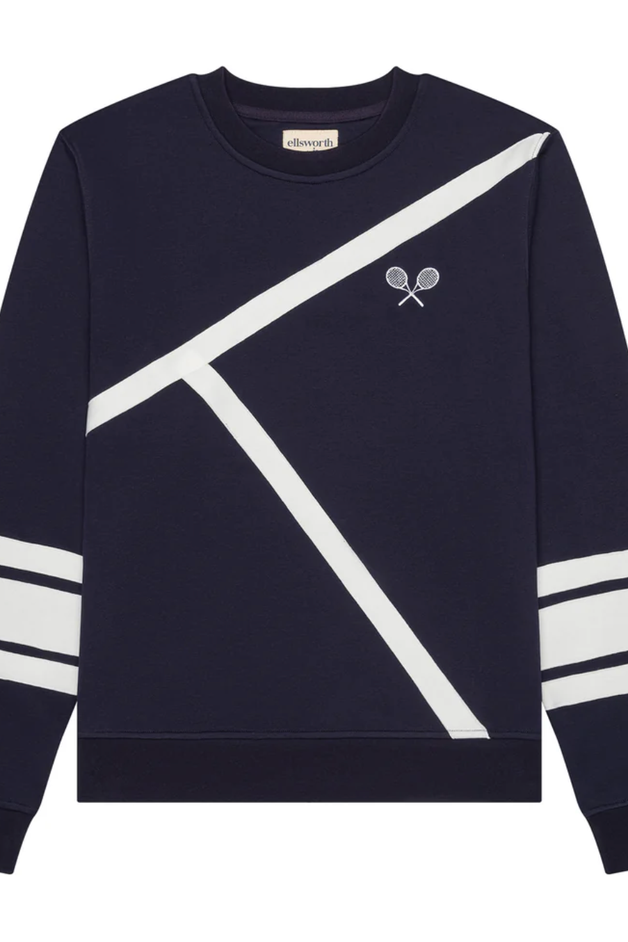 Tennis Lines - Navy