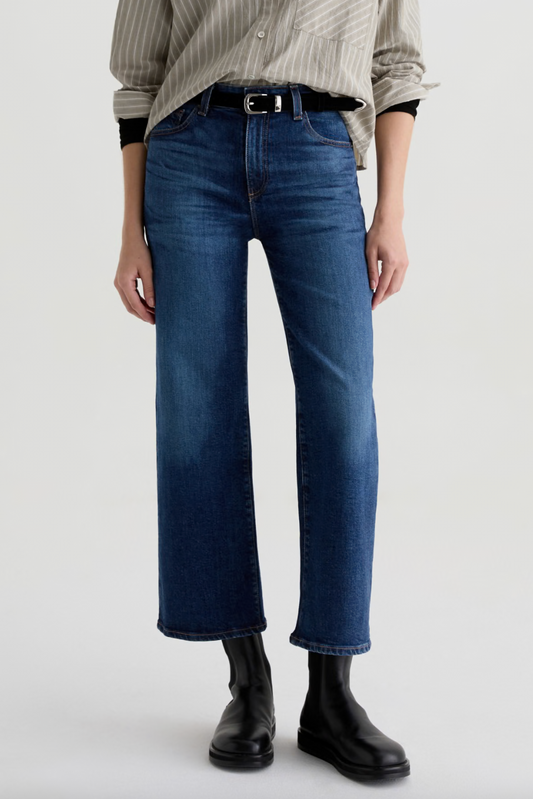 Saige Wide Leg Crop - Veil