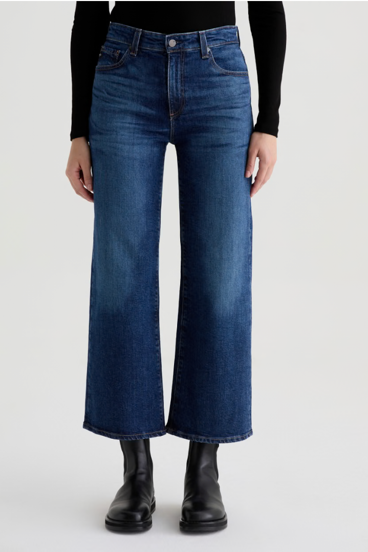 Saige Wide Leg Crop - Veil