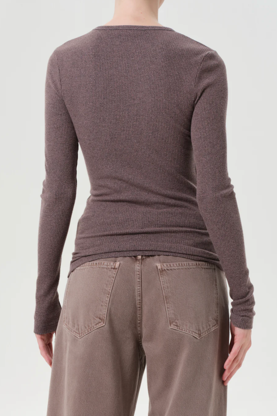 Delphi Slim Tee - Ceramic