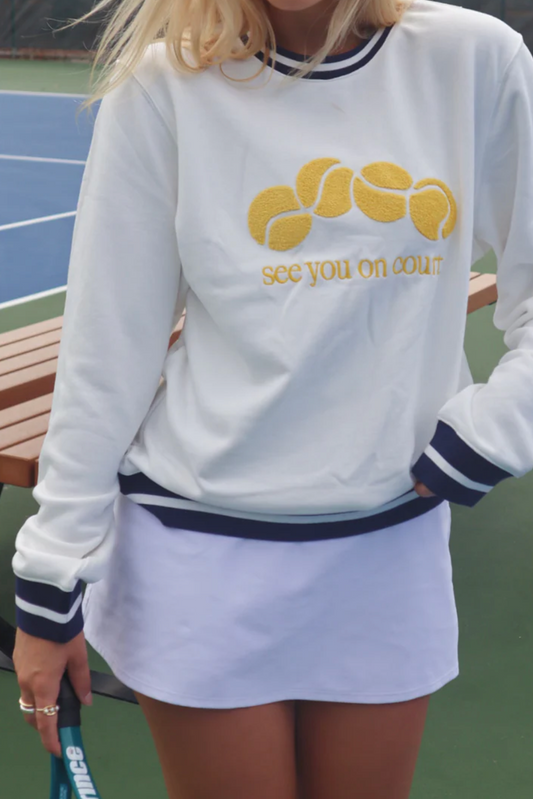 Elle Sweatshirt - See You On Court!