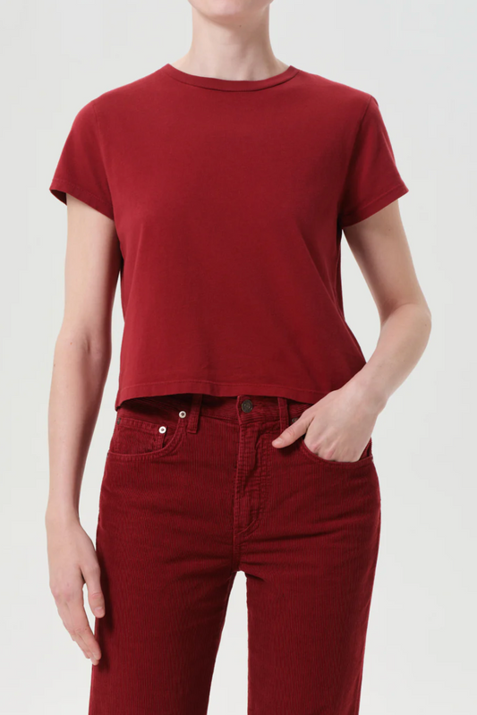 Adine Shrunken Tee - Brick