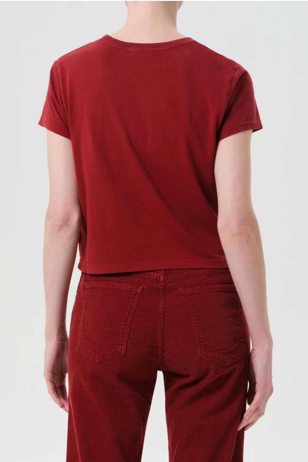 Adine Shrunken Tee - Brick