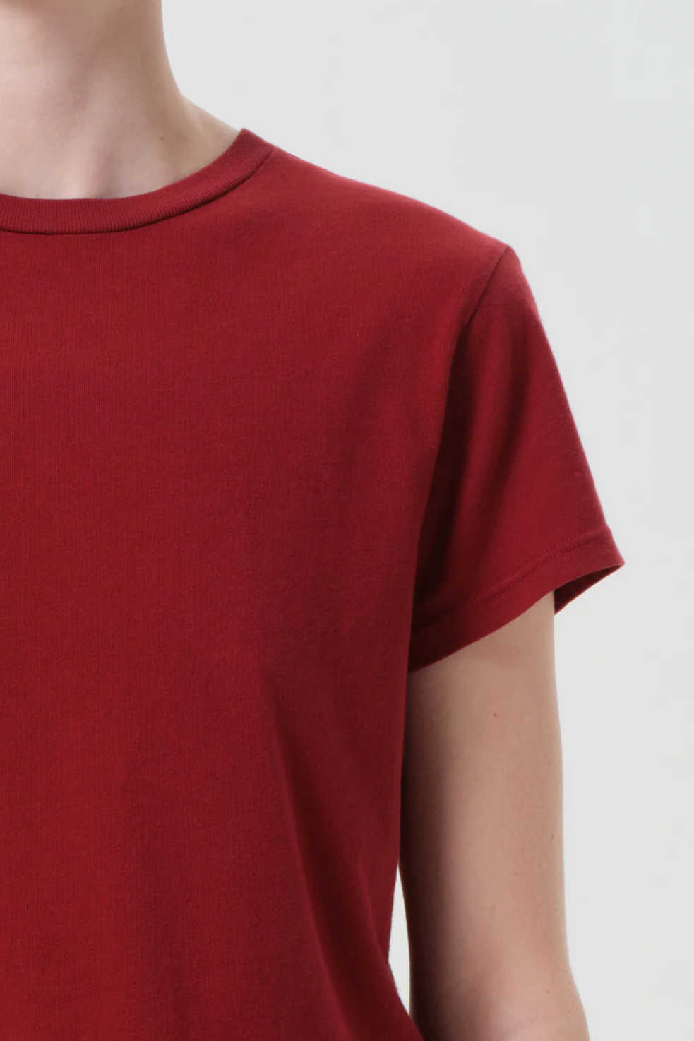 Adine Shrunken Tee - Brick