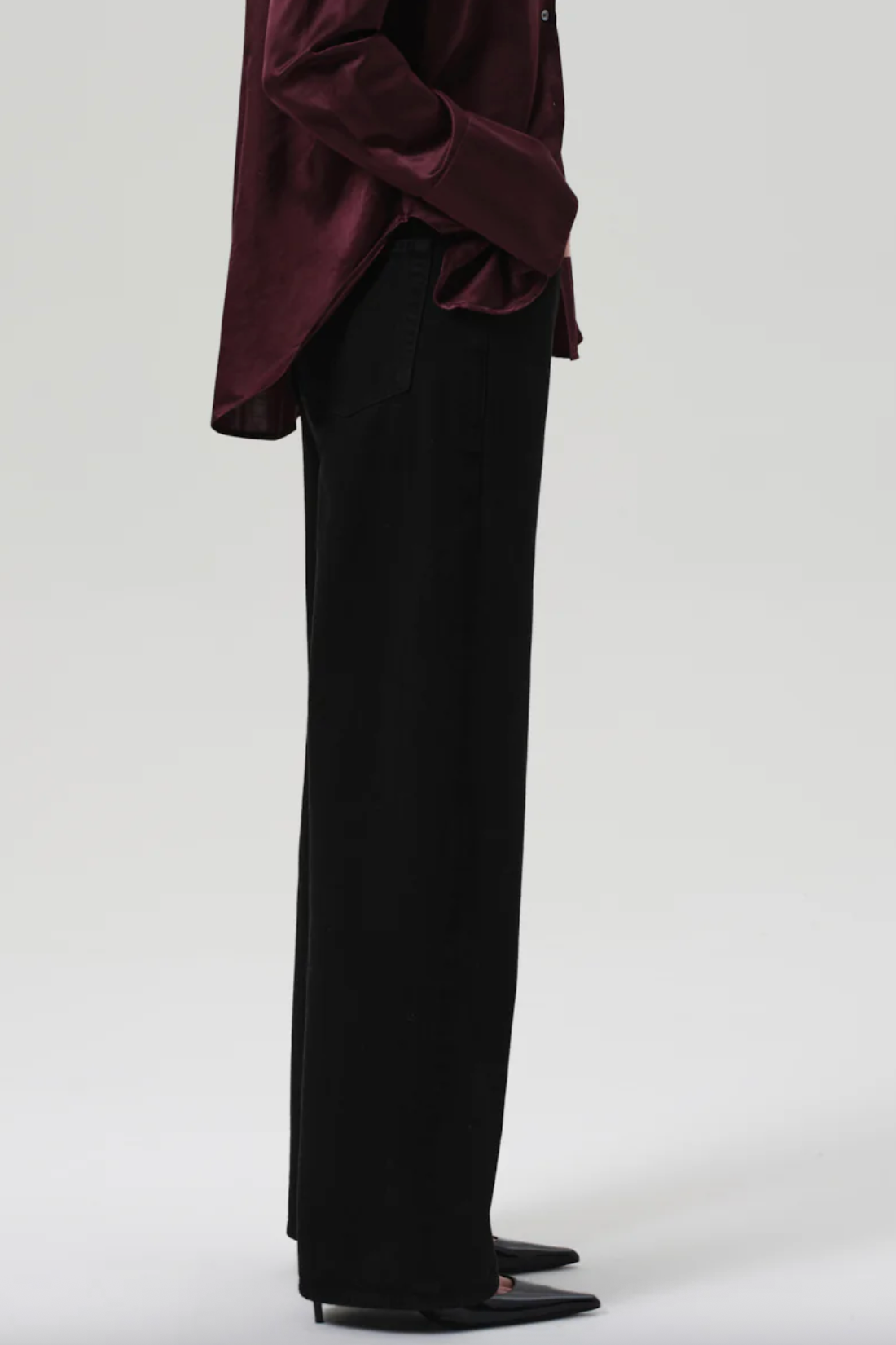 Ayla Baggy Jean - Solid Black