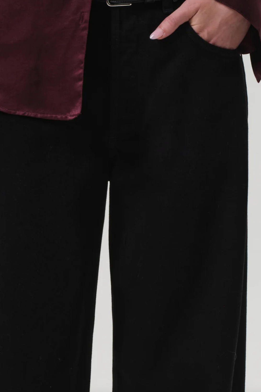 Ayla Baggy Jean - Solid Black