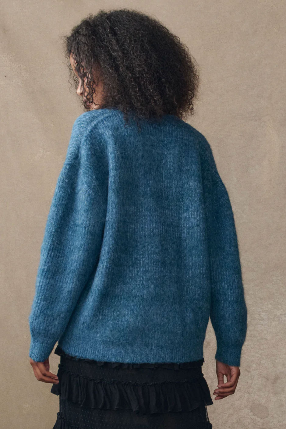 The Brushed Melange Cardigan - WNTBL
