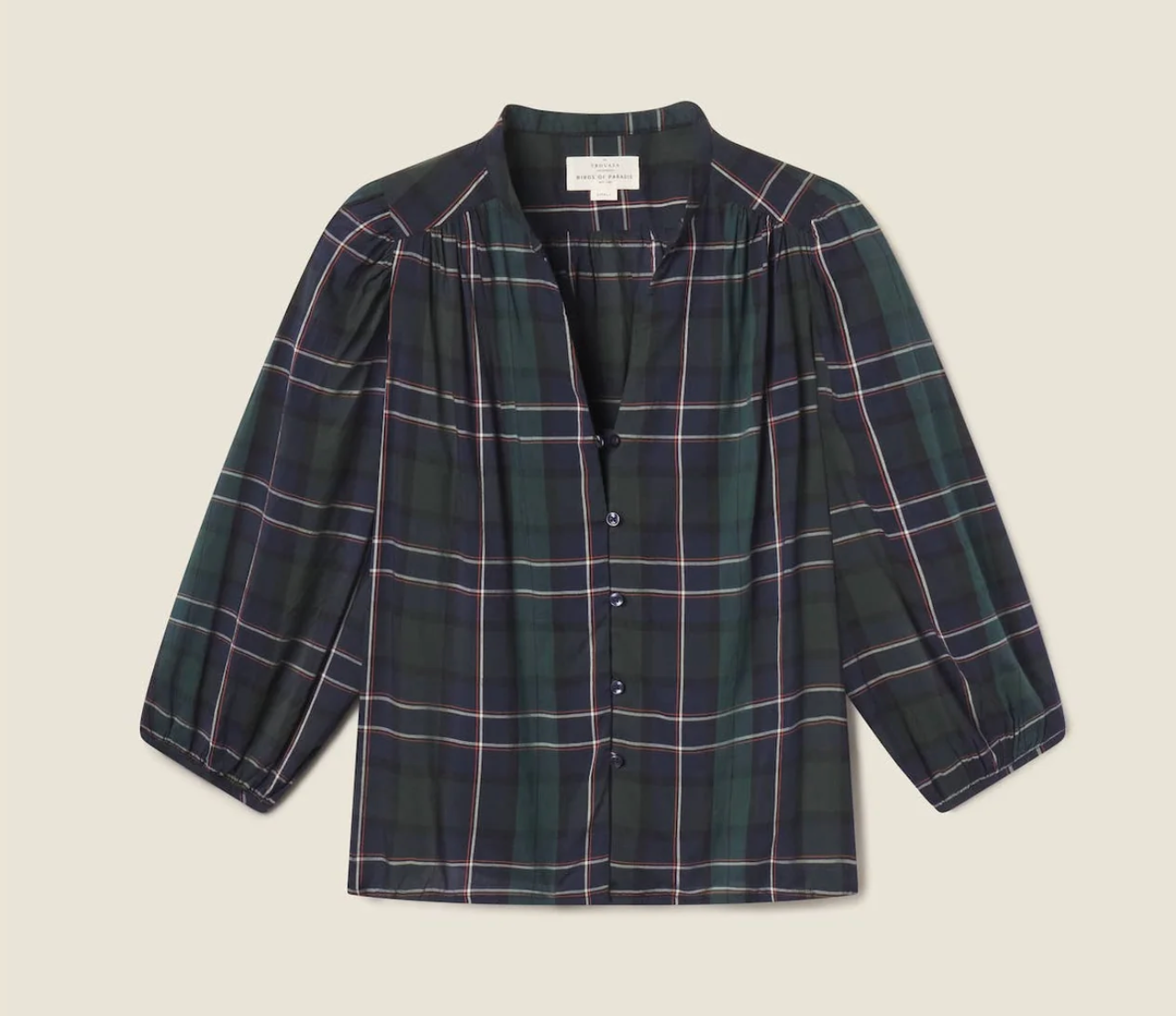 Maisey Blouse - Windsor Plaid