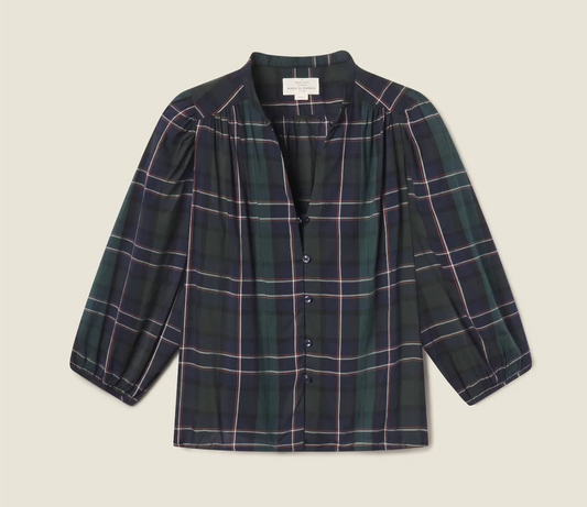 Maisey Blouse - Windsor Plaid