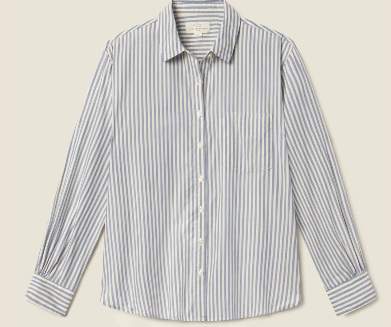 Blake Oversized Shirt - Oceanview Stripe