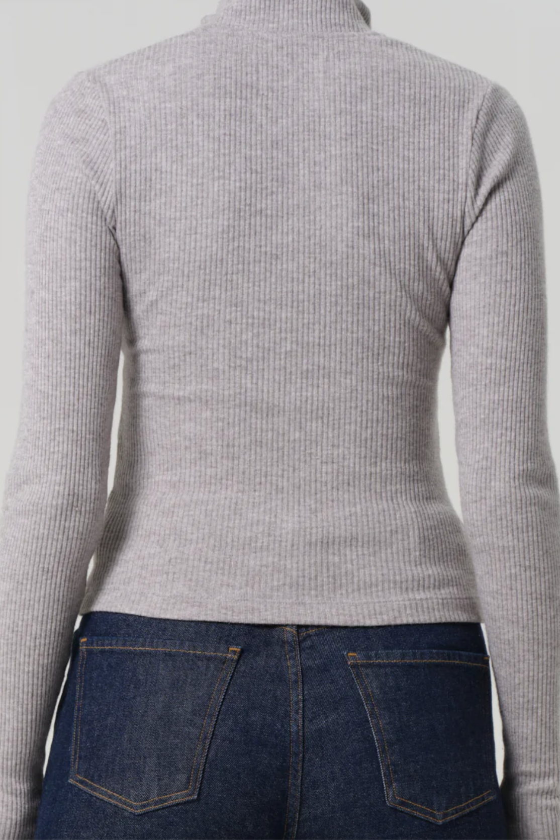 Zip Cardigan - Heather Grey