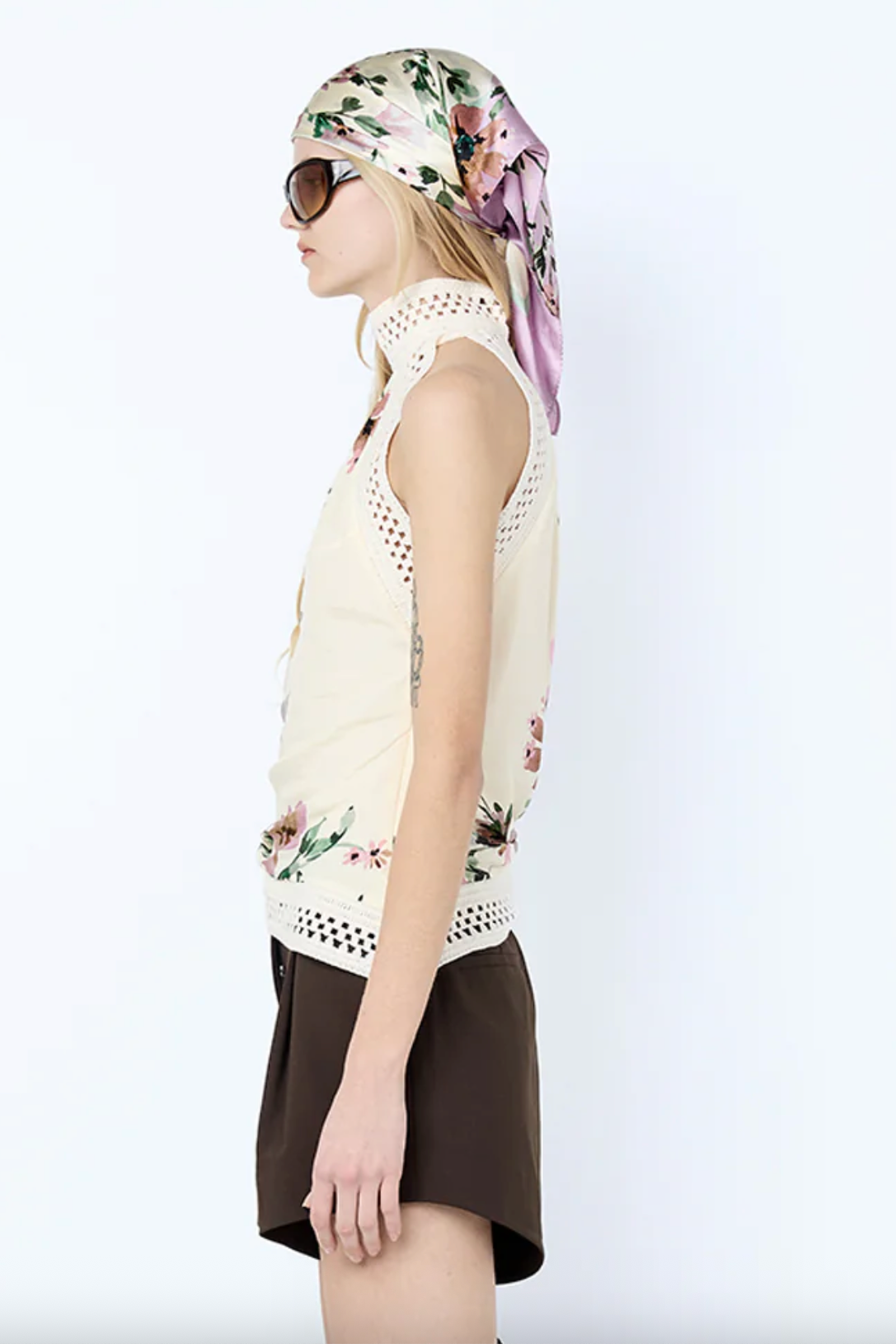 Camelia Racer Top