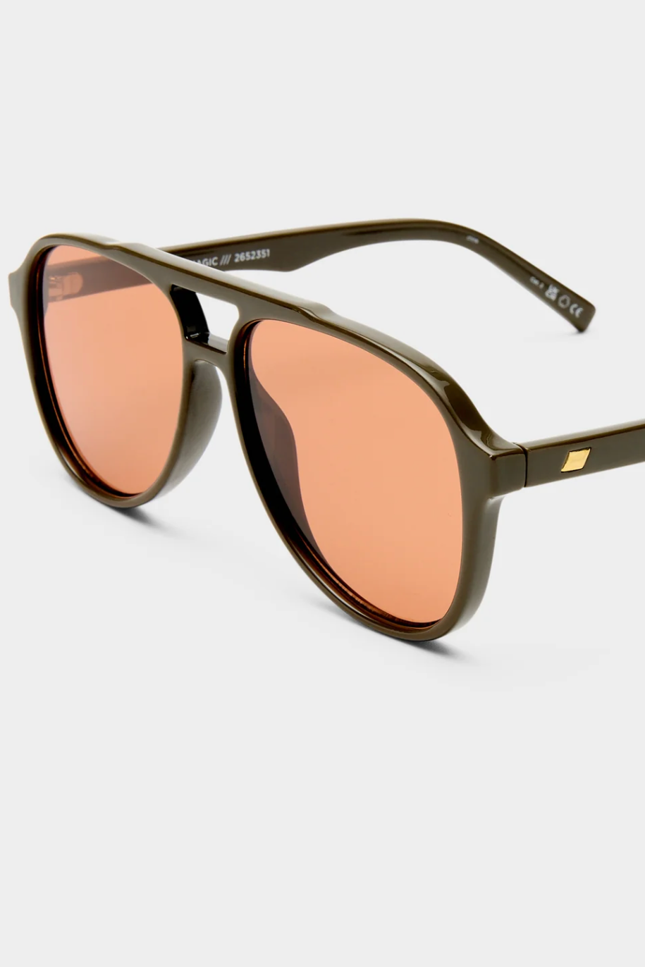 Tragic Magic Sunglasses - Dark Olive