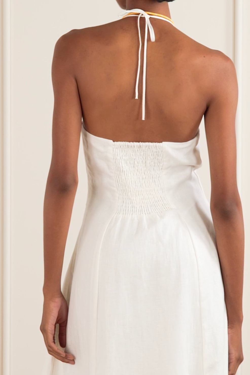Noelia Midi Dress - White
