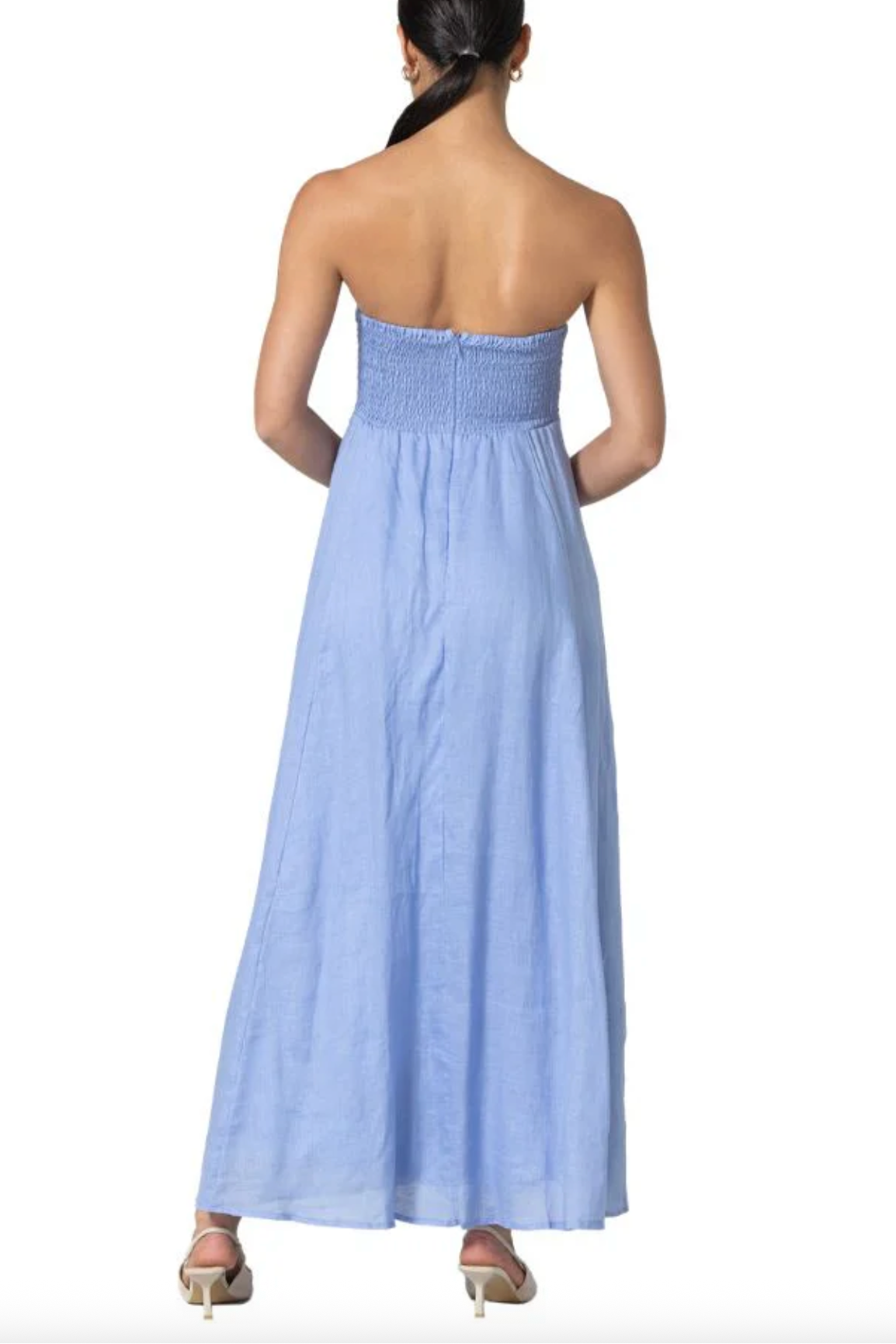 Talia Linen Maxi Dress