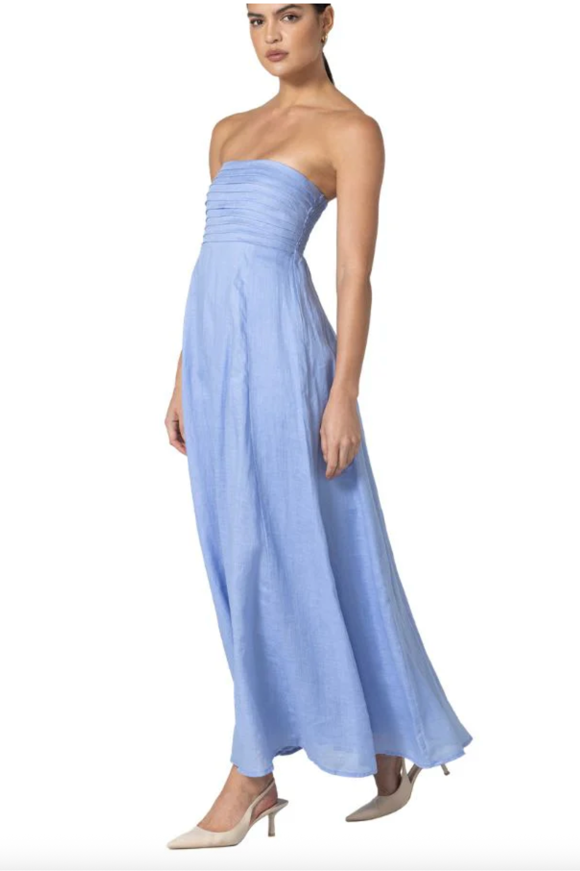 Talia Linen Maxi Dress