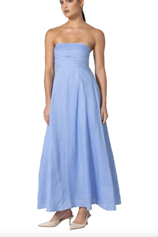 Talia Linen Maxi Dress