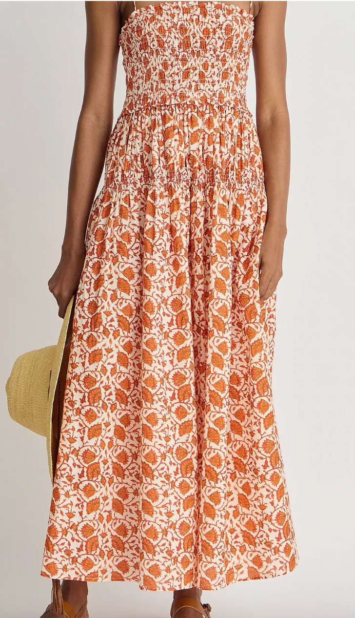 Laloux Smocked Maxi