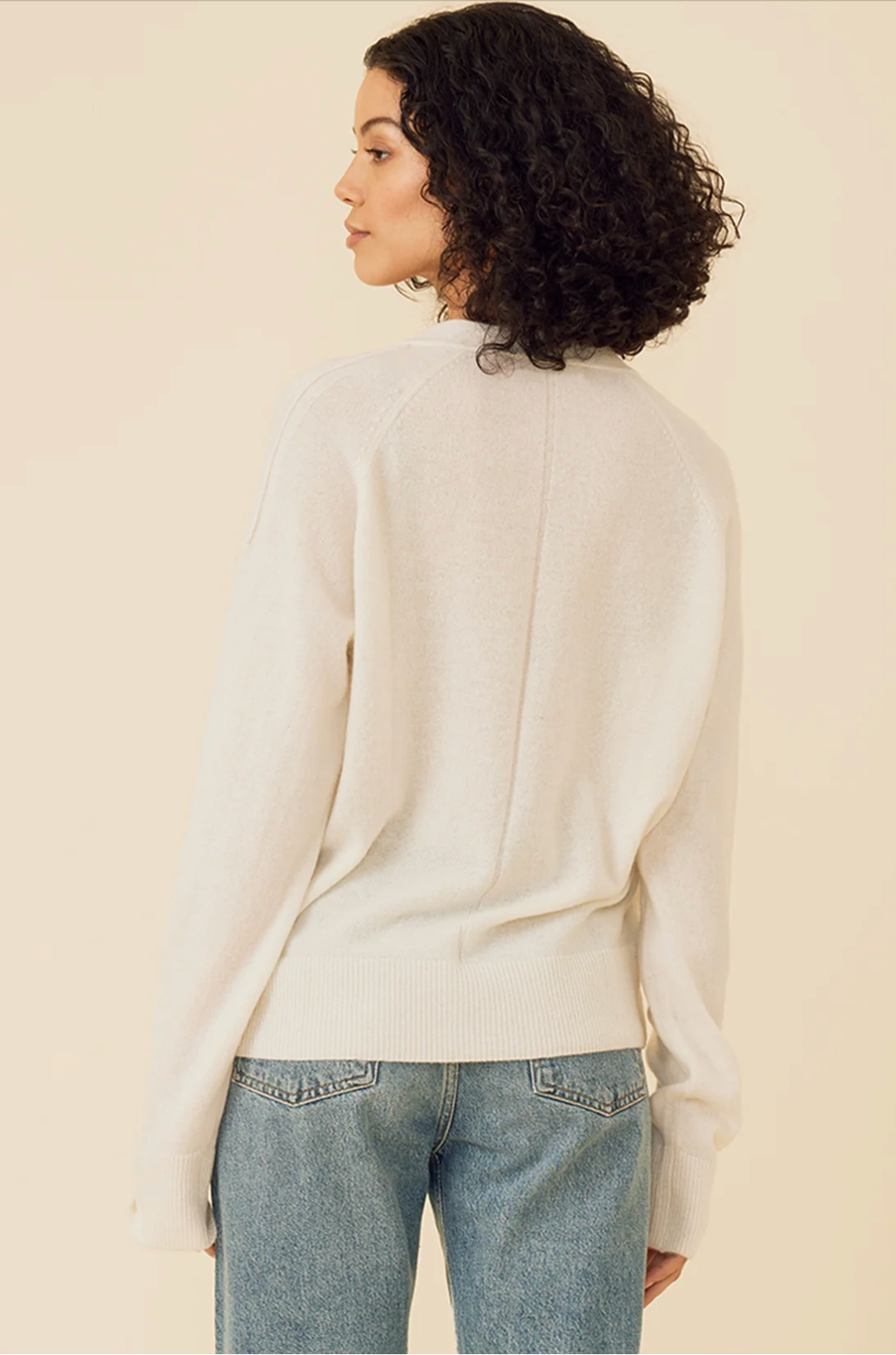 Sloane Cashmere Crewneck Cardigan