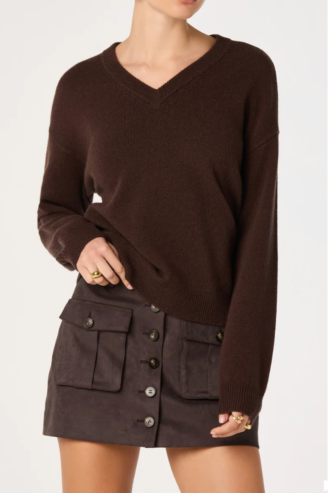 Becky Faux Suede Mini Skirt