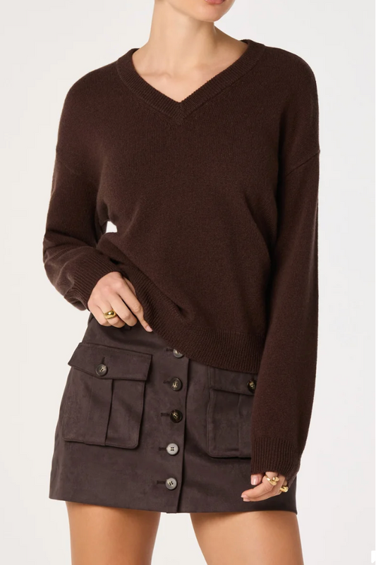 Becky Faux Suede Mini Skirt