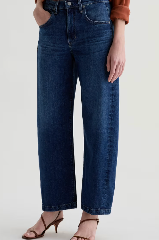 Hattie High Rise Barrel - Vapor Wash Dynasty