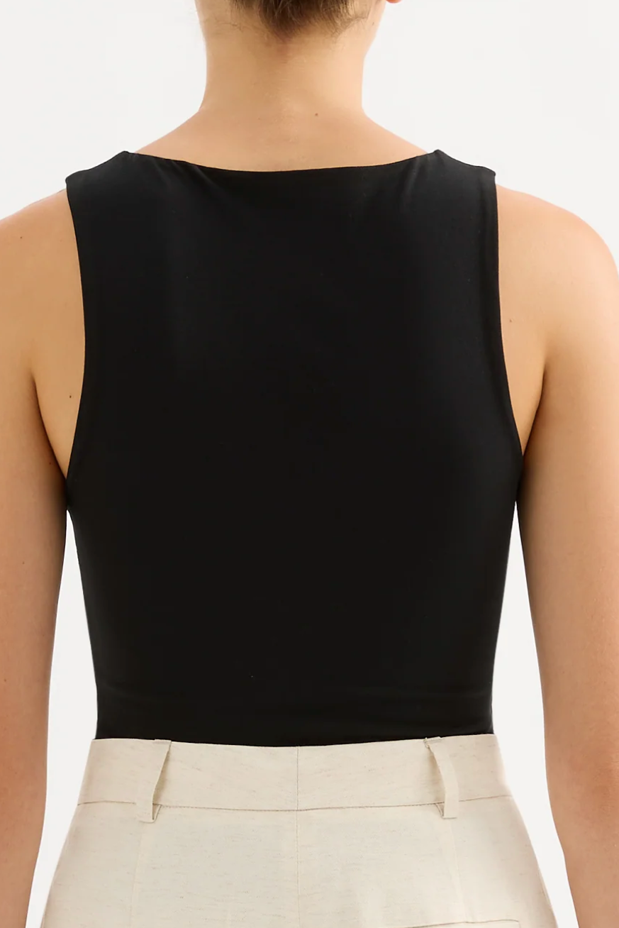 Lois Organic Tank - Black