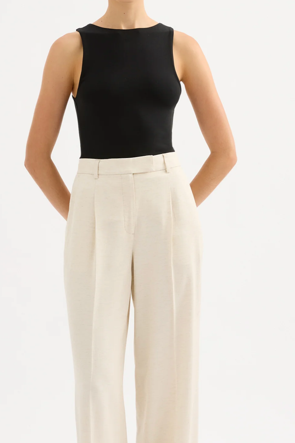 Lois Organic Tank - Black