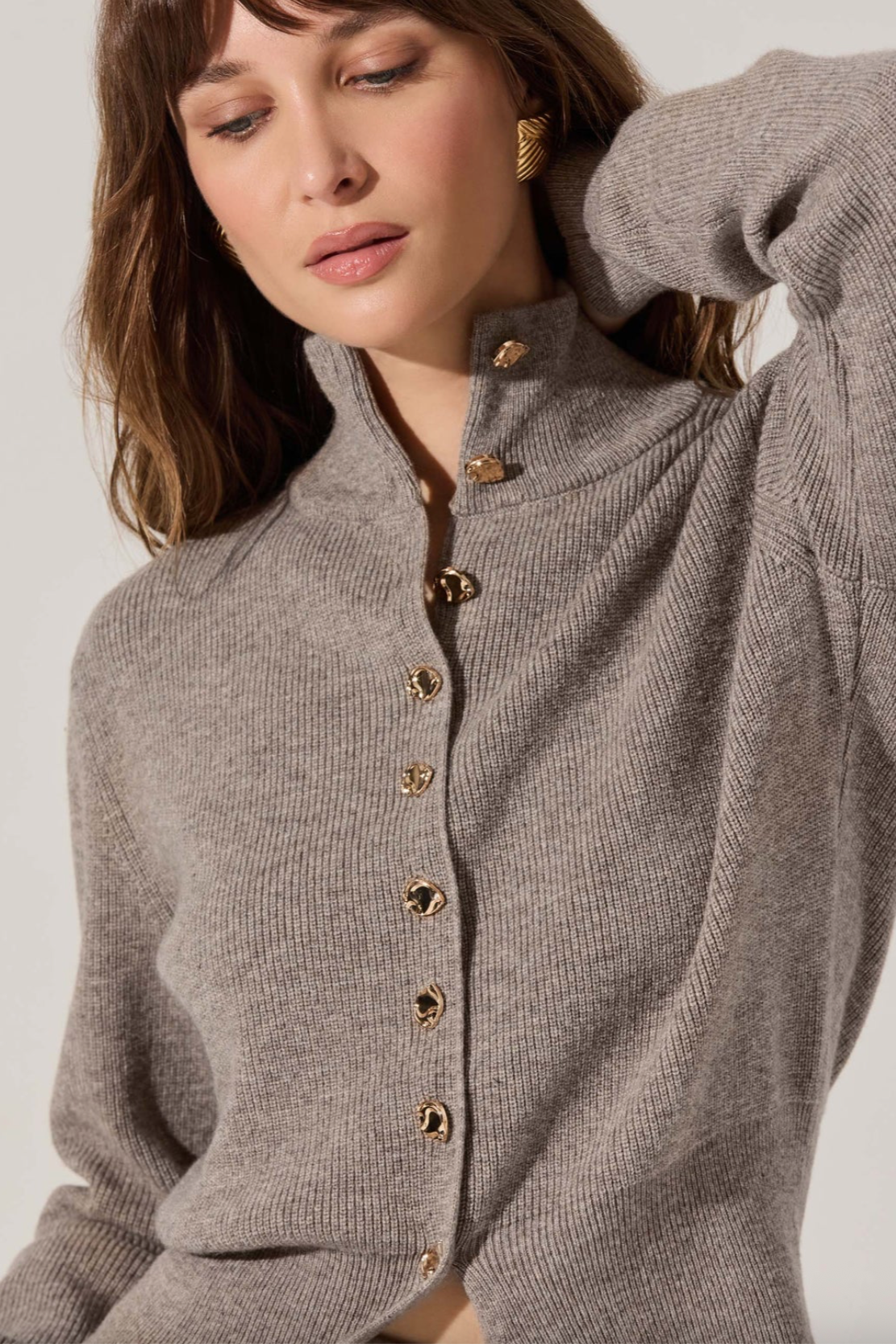Tawni Cardigan - Taupe