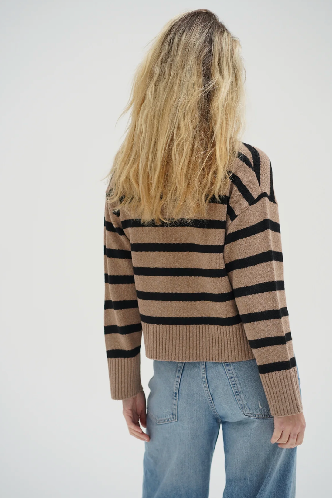 Piper Cardigan Set - Cafe Stripe