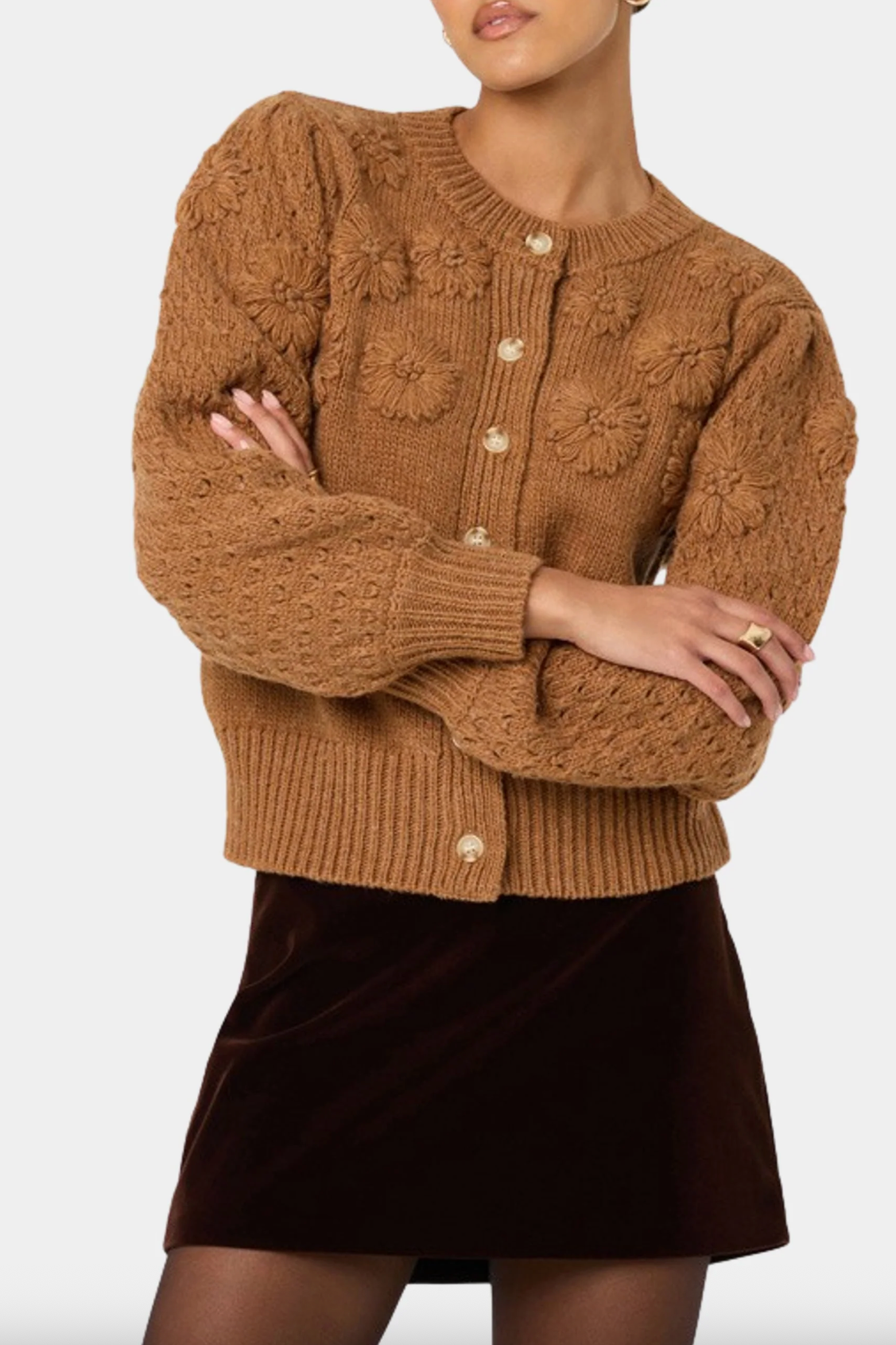 Katlin Cardigan - Mocha