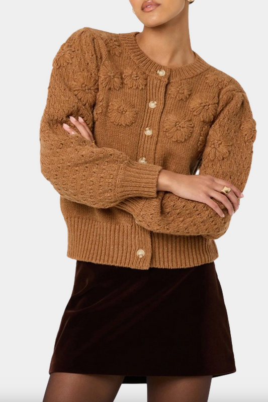 Katlin Cardigan - Mocha