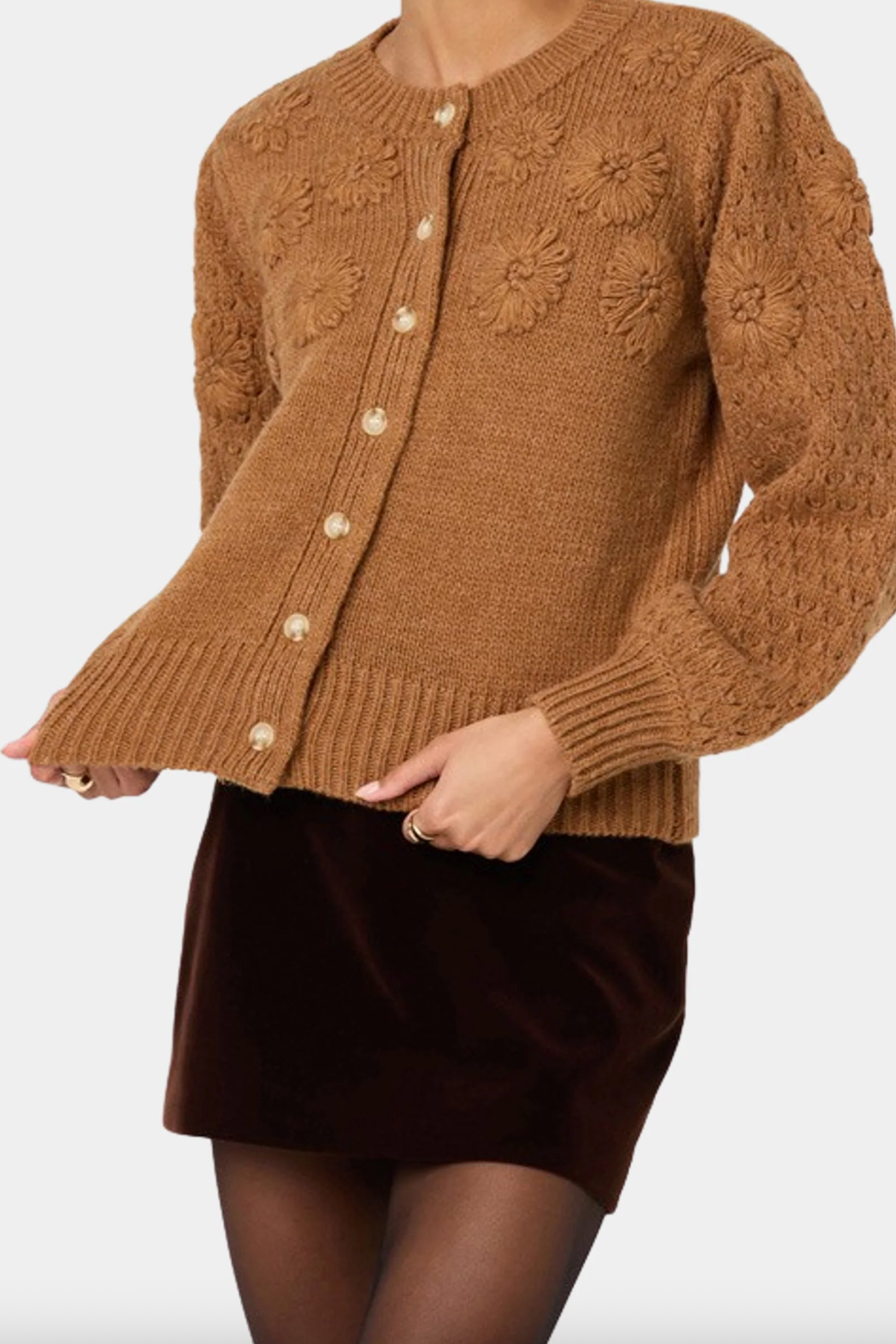 Katlin Cardigan - Mocha